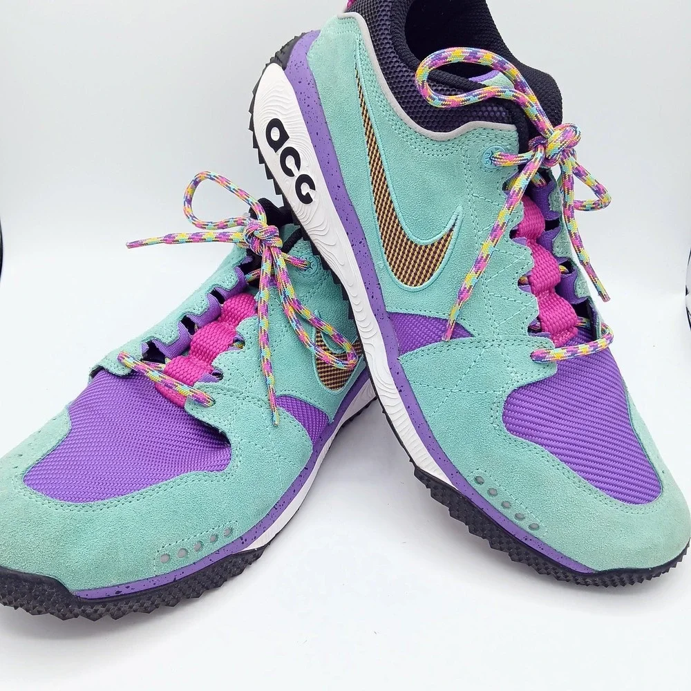 Nike ACG Dog Mountain Shoes Mens‎ Size 12 Rare Purple Trail Hiking AQ0916-300
